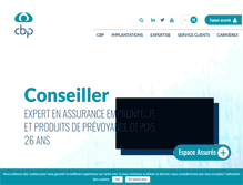 Tablet Screenshot of cbp-group.com
